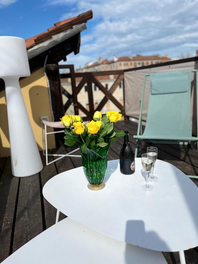 Casa Virginia Direct At The Canal Cannaregio With Own Roof Terrace 威尼斯 外观 照片