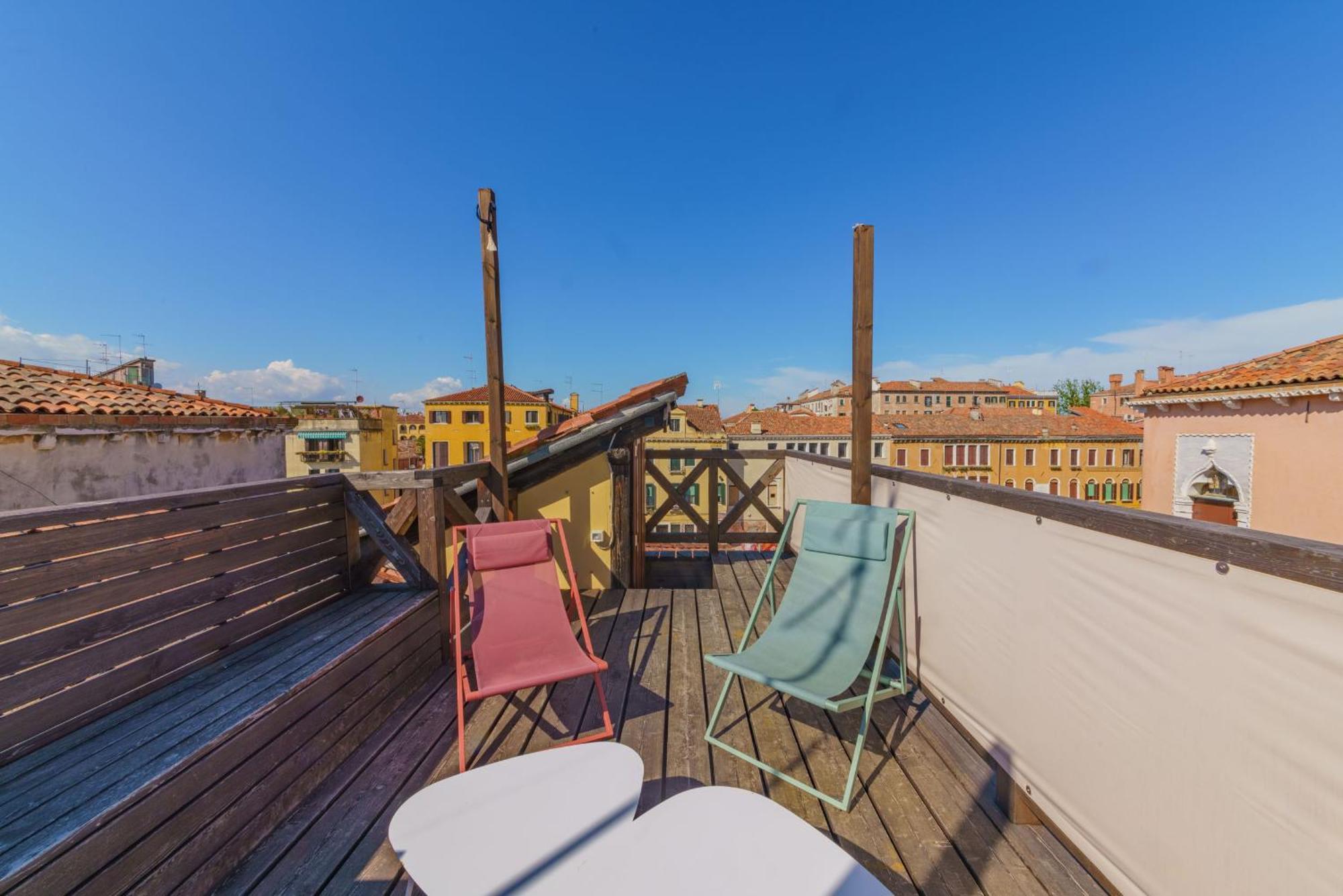 Casa Virginia Direct At The Canal Cannaregio With Own Roof Terrace 威尼斯 外观 照片